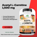 Acetyl L-Carnitine 1,500 mg High Potency Supports Energy Production